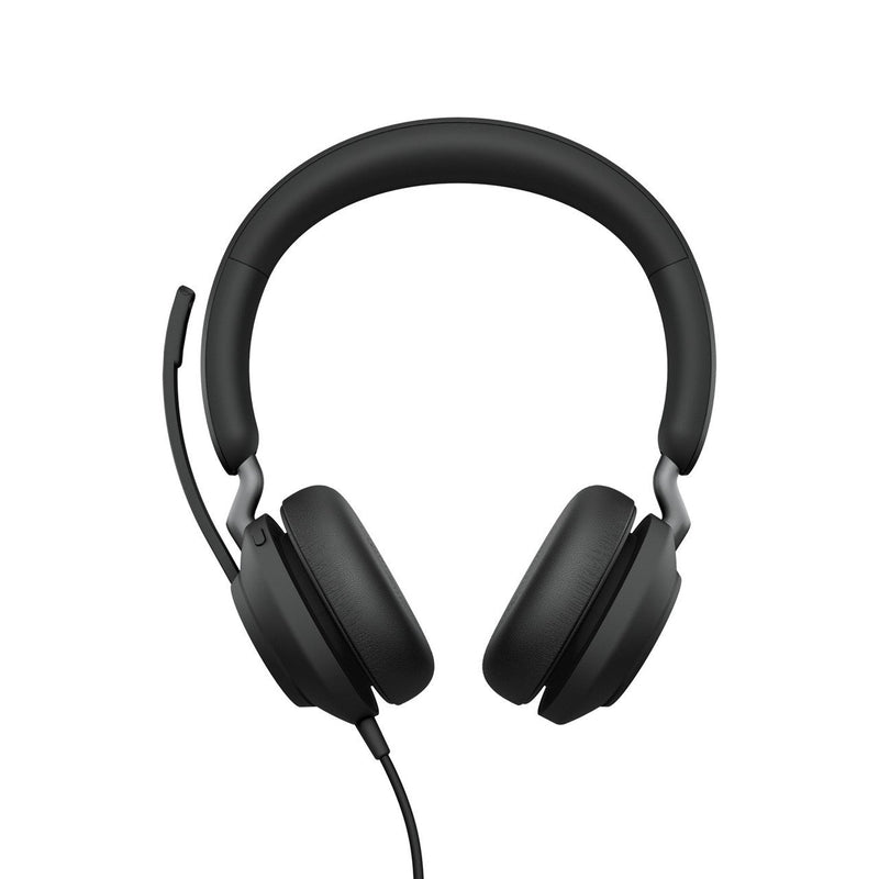 Jabra Evolve2 40 SE UC Stereo Wired Headset With USB-C/A Adapter