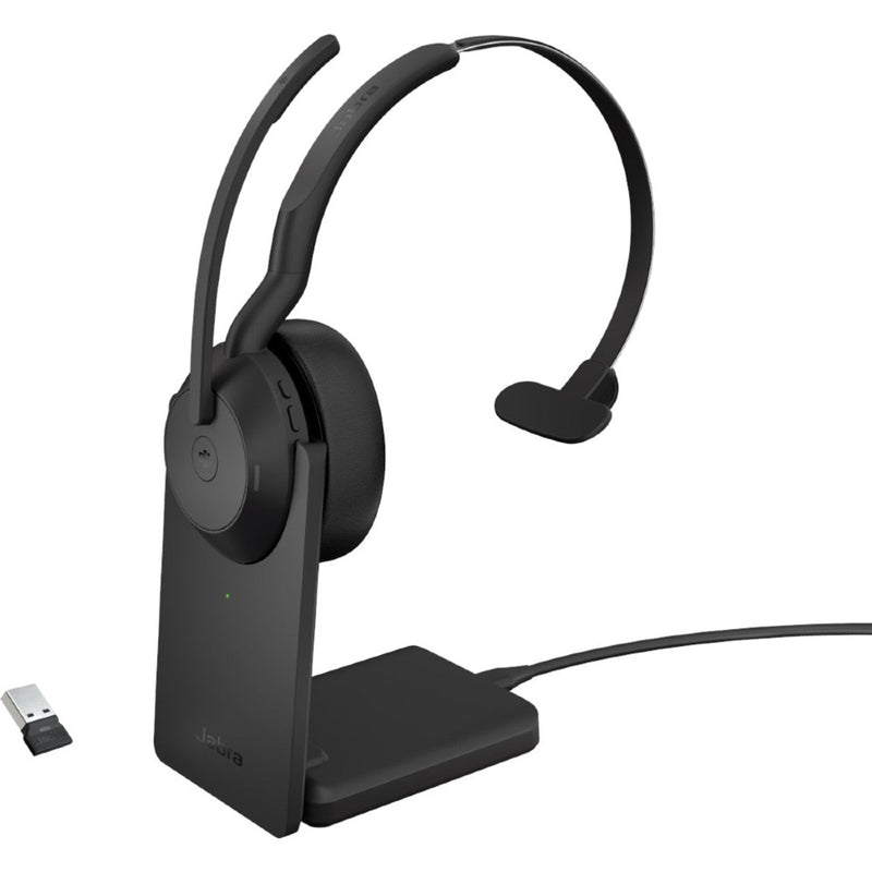 Jabra Evolve2 55 MS Mono Wireless Headset With Stand 25599-899-989