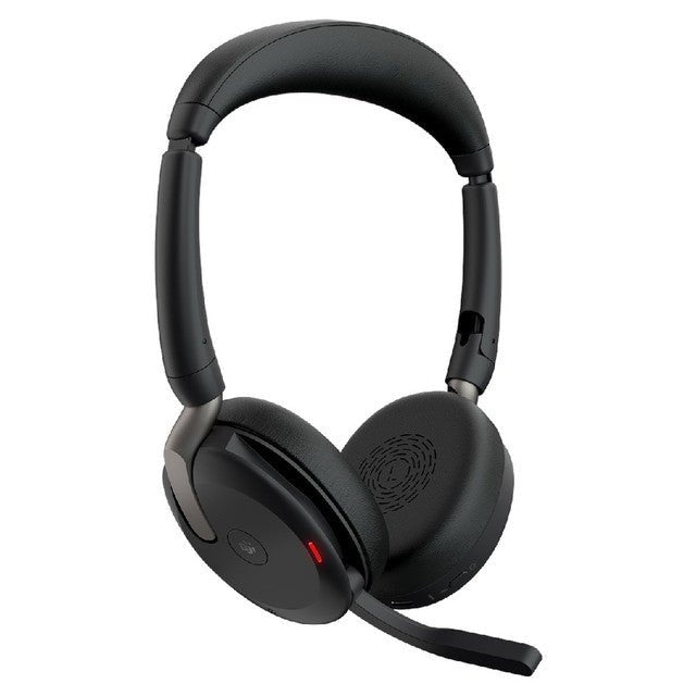 Jabra Evolve2 65 Flex UC Stereo Wireless Bluetooth Headset with Charging Stand USB-C