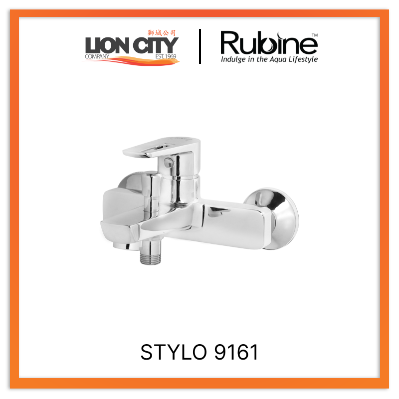 Rubine Bath Mixer Stylo 9161 Hot and Cold