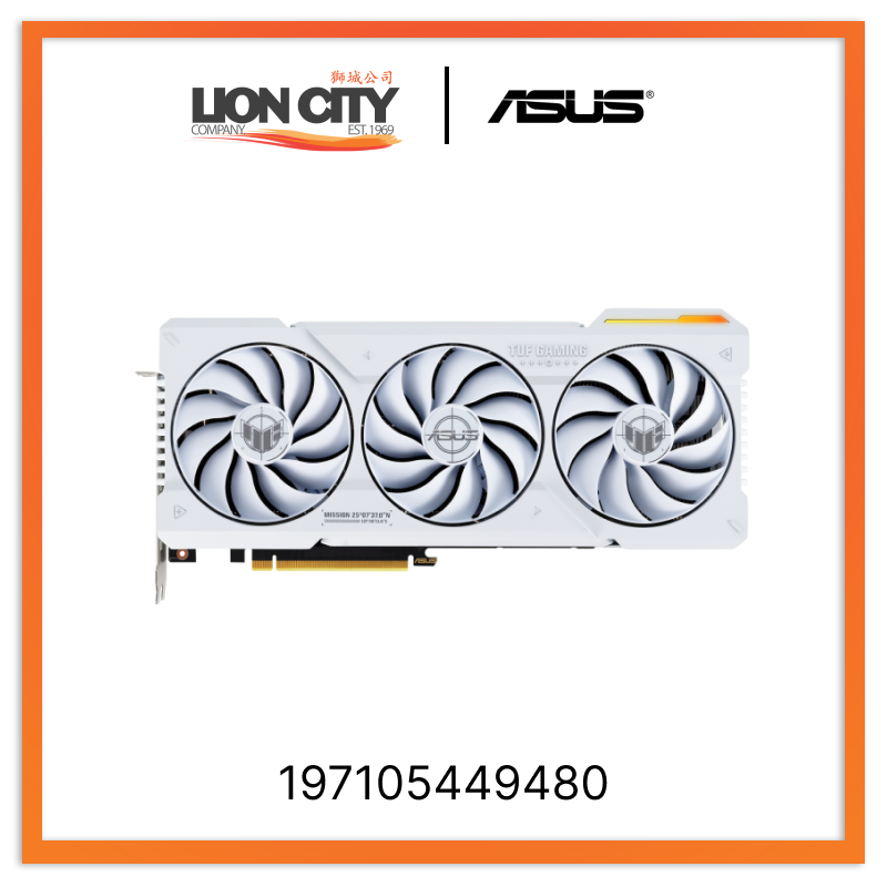 TUF-RTX4070TIS-O16G-WHITE-GAMING 197105449480 Graphic Cards