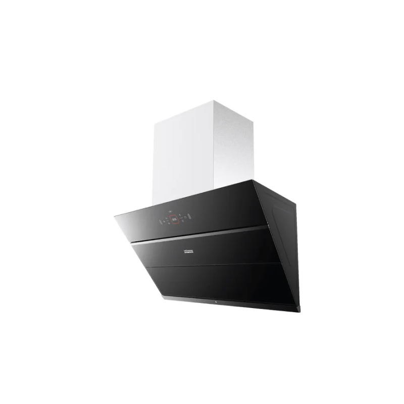 Europace ECH9148A 90cm Premium Inclined Hood + EBH6281S 2 Burner 80cm Slim Gas Cooker Hob (Schott Glass)