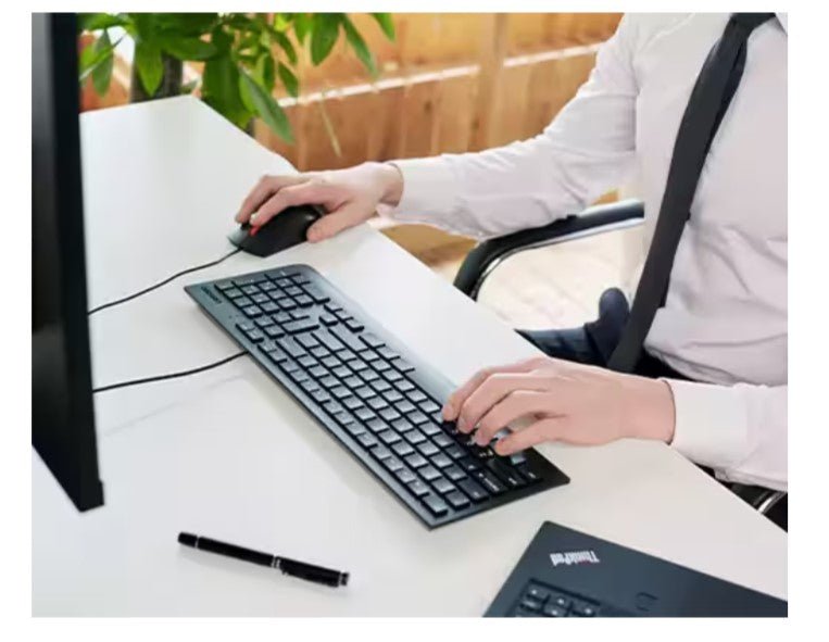 Lenovo Essential Wired Combo Keyboard and Mouse 4X30L79883