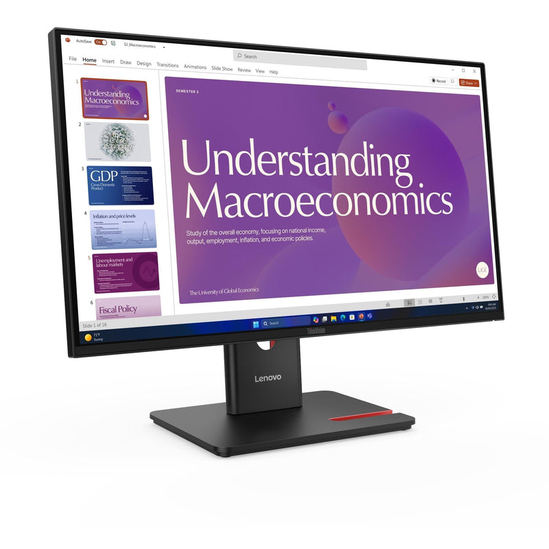 Lenovo ThinkVision T24D-40 23.8" FHD Docking Monitor