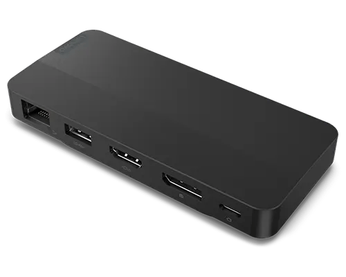 Lenovo USB-C Dual Display Travel Dock with Adapter 40B90100UK