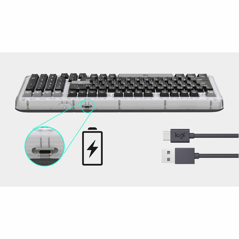 Logitech Alto Keys K98M Wireless Keyboard Graphite