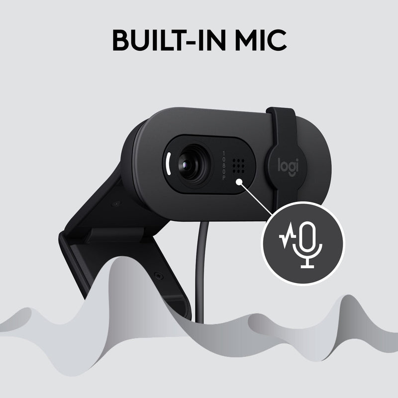 Logitech BRIO 100 Full HD Webcam Graphite