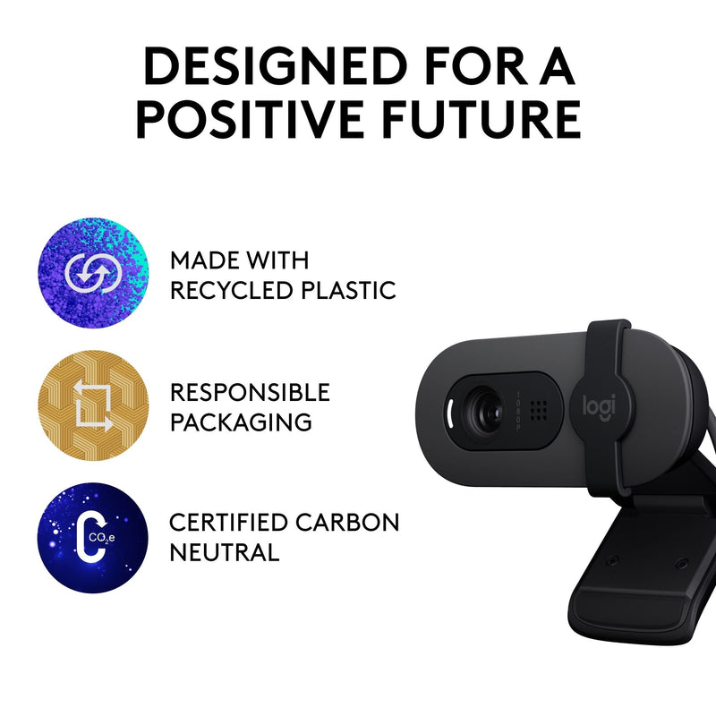 Logitech BRIO 100 Full HD Webcam Graphite