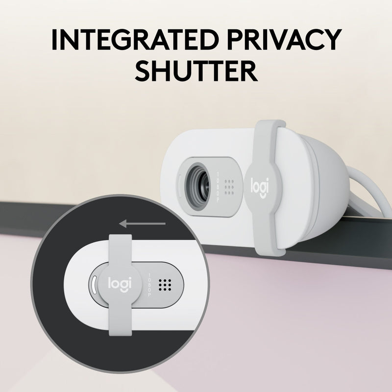 Logitech BRIO 100 Full HD Webcam Off White