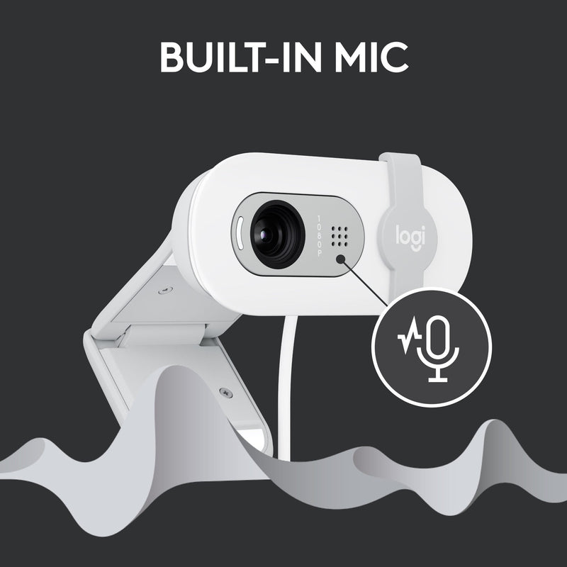 Logitech BRIO 100 Full HD Webcam Off White