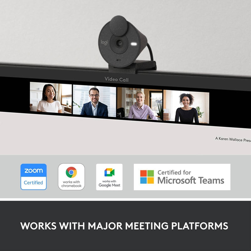 Logitech BRIO 300 Full HD Webcam Graphite