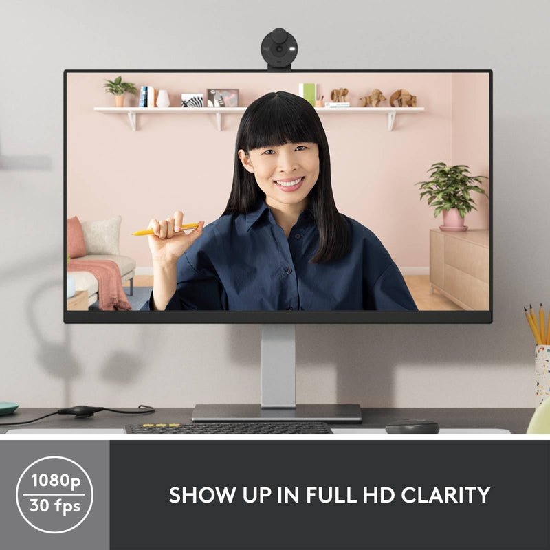 Logitech BRIO 300 Full HD Webcam Graphite