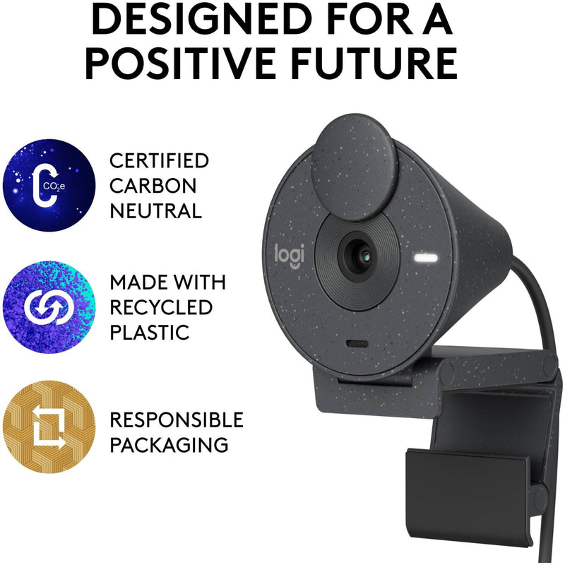 Logitech BRIO 300 Full HD Webcam Graphite