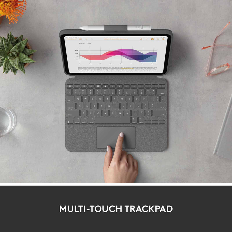 Logitech Combo Touch Keyboard Case iPad 10th Gen Oxford Grey