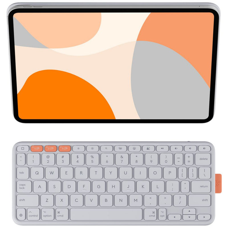 Logitech Flip Folio iPad Pro & Air 13-inch Keyboard Case Pale Grey