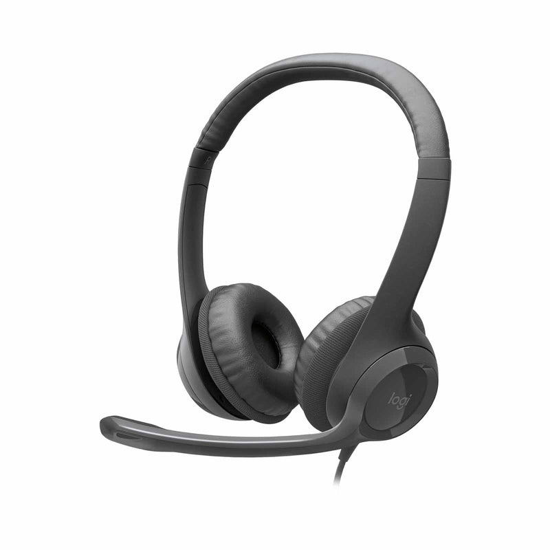 Logitech H390 Type C Headset with Controller Graphite