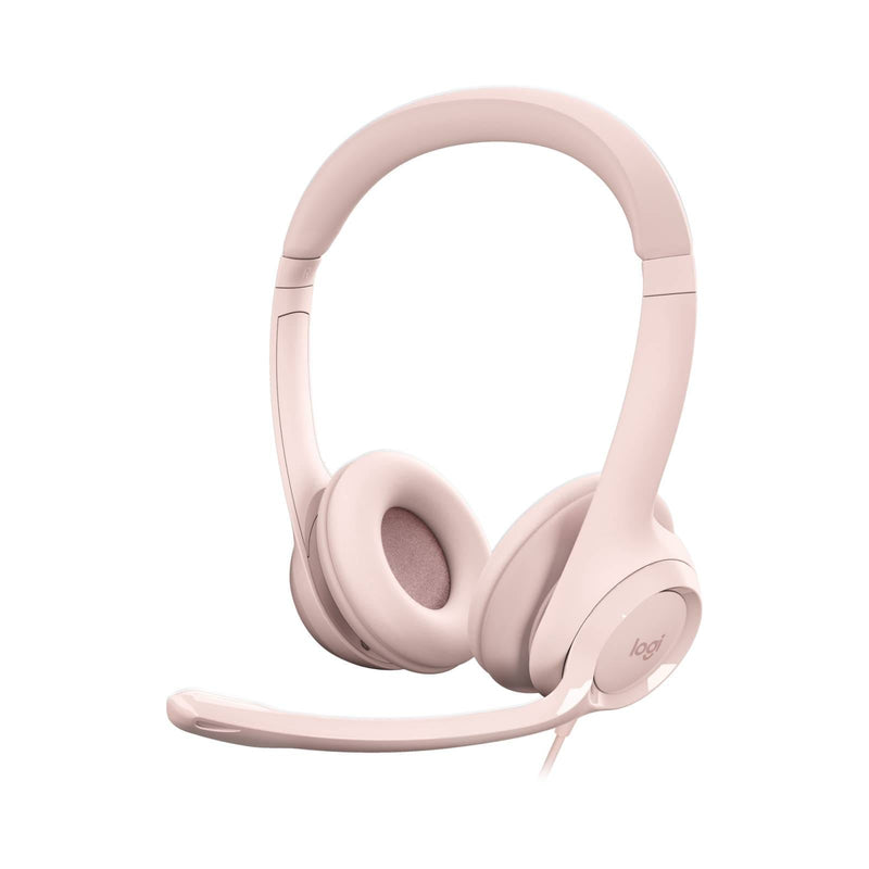 Logitech H390 USB Wired Headset Rose
