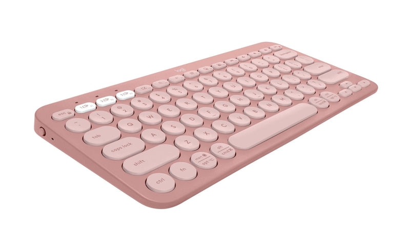 Logitech Pebble Keys 2 K380s Wireless Keyboard Tonal Rose