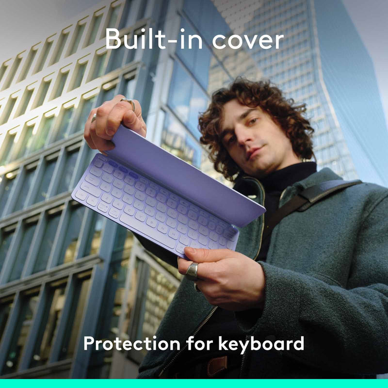 Logitech Keys-To-Go 2 Universal Wireless Keyboard Lavender