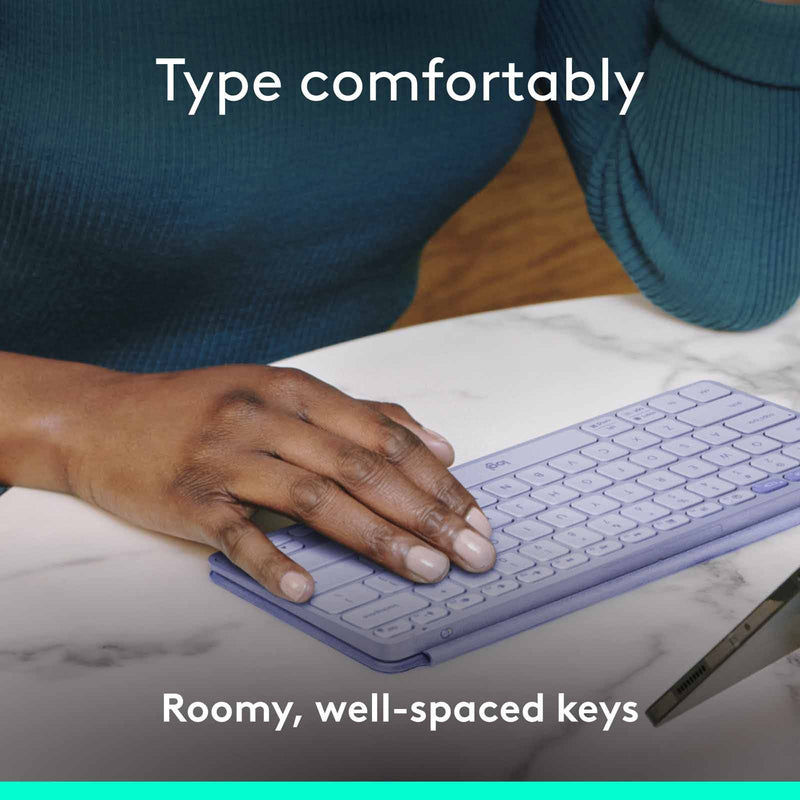 Logitech Keys-To-Go 2 Universal Wireless Keyboard Lavender