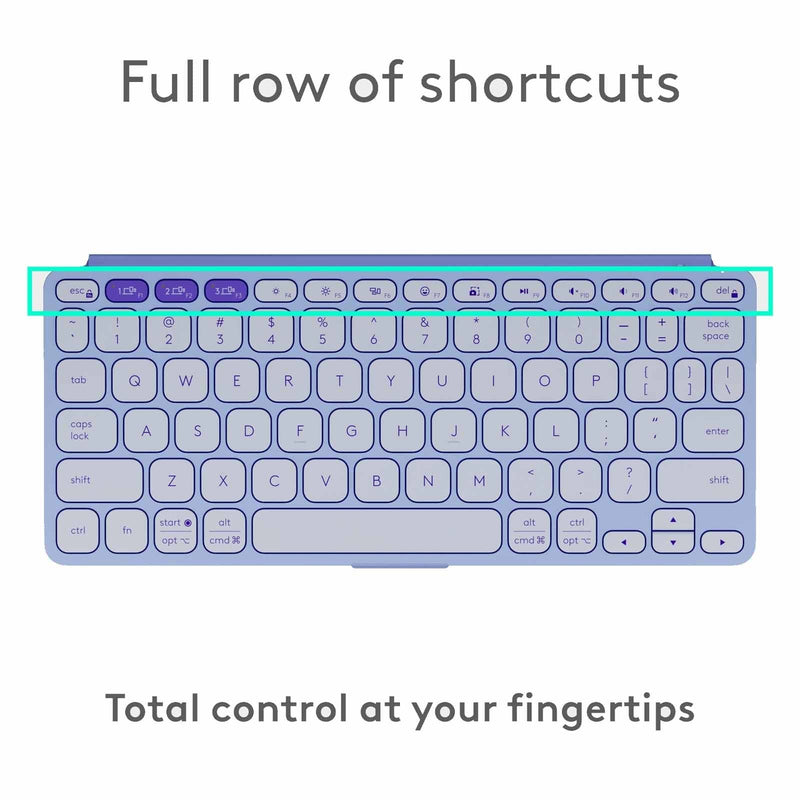 Logitech Keys-To-Go 2 Universal Wireless Keyboard Lavender