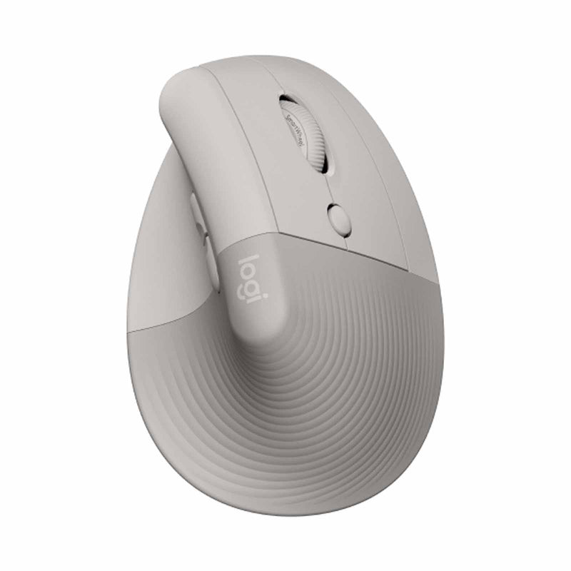Logitech Lift Vertical Ergo Wireless Mouse Sand