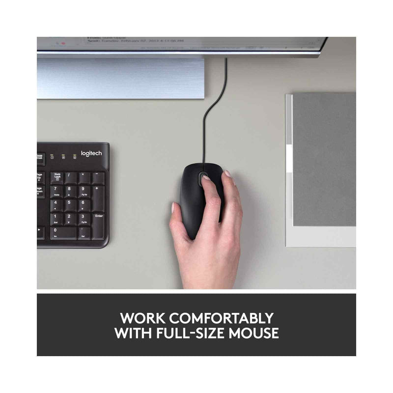 Logitech M100r Basic Wired USB Mouse