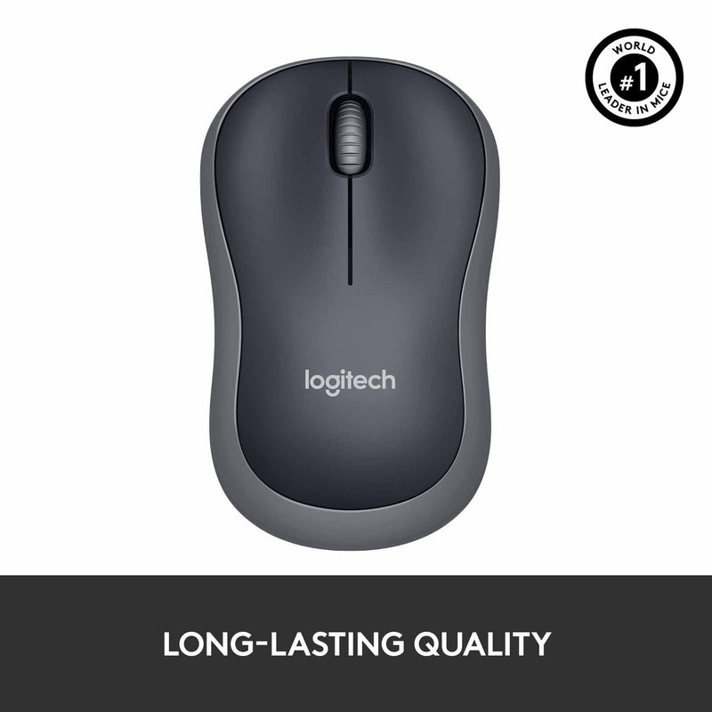 Logitech M185 Basic Wireless Mouse Black