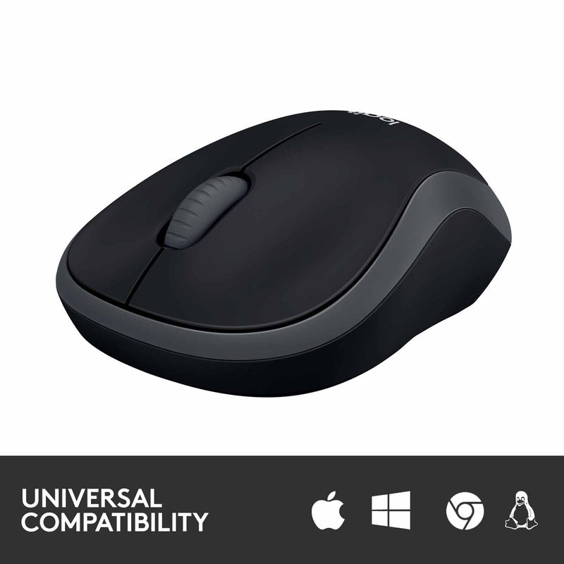 Logitech M185 Basic Wireless Mouse Black