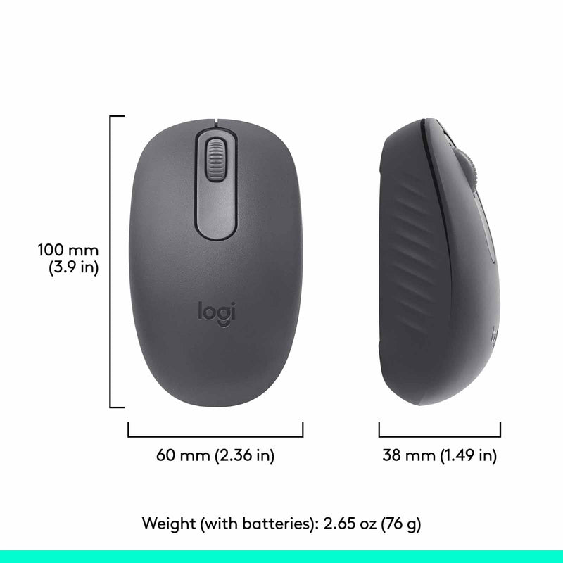 Logitech M196 Bluetooth Mouse Graphite