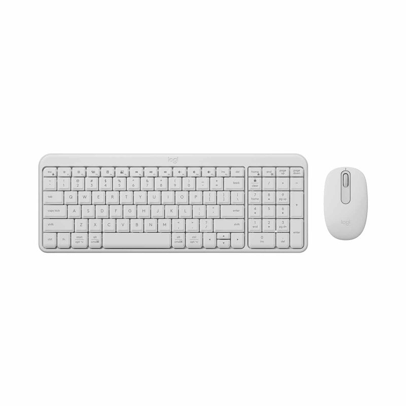 Logitech MK250 Compact Wireless Combo Off White