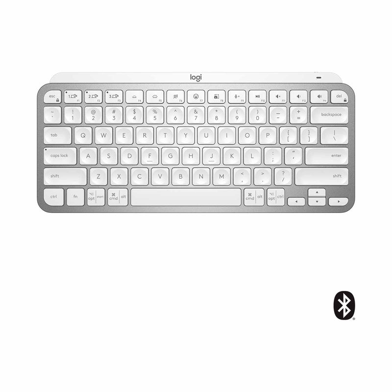 Logitech MX Keys Mini for Mac Wireless Keyboard Pale Grey