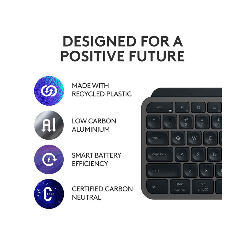 Logitech MX Keys S Wireless Keyboard Graphite