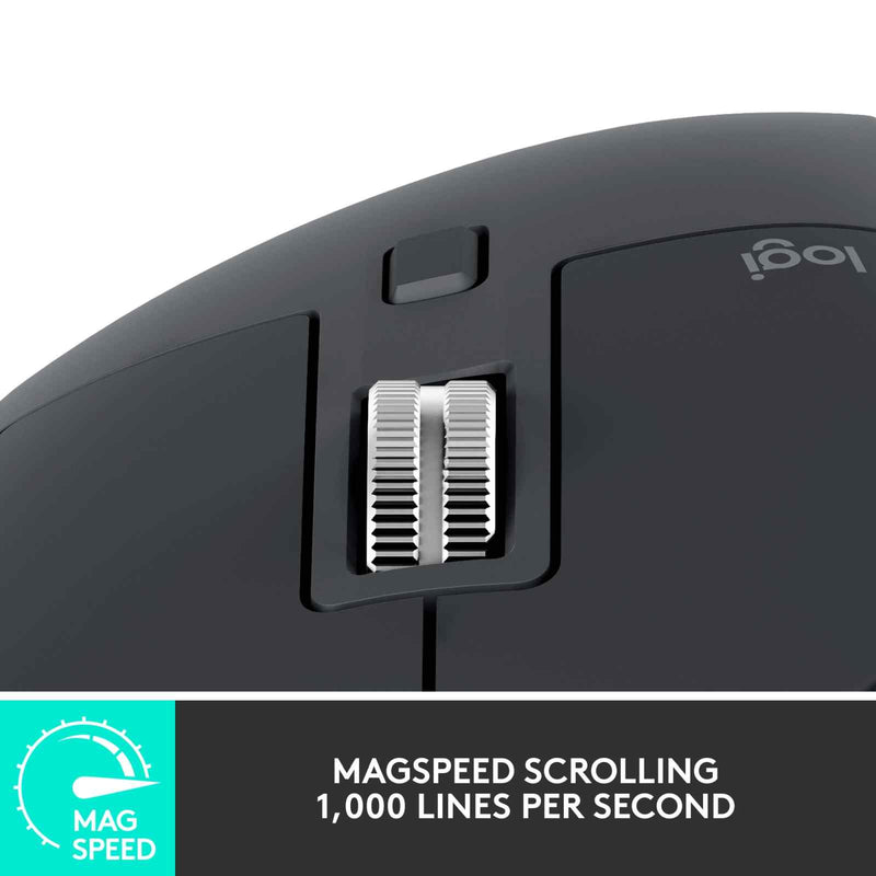 Logitech MX Master 3S Wireless Mouse Graphite