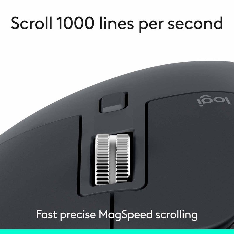 Logitech MX Master 3S Wireless Mouse Graphite