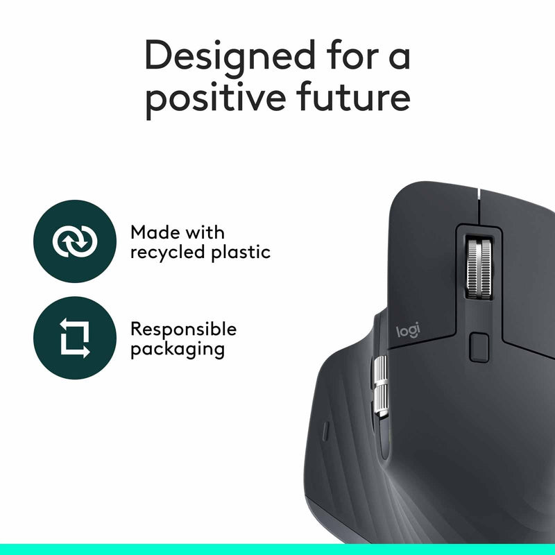 Logitech MX Master 3S Wireless Mouse Graphite