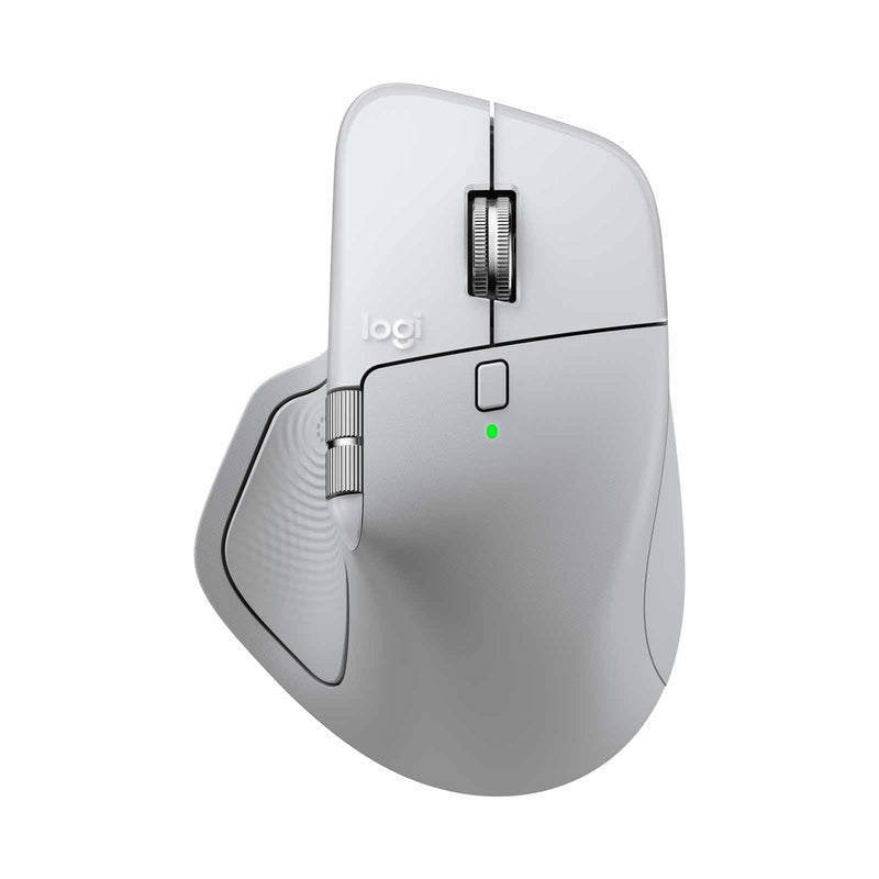 Logitech MX Master 4 for Mac Wireless Mouse White Silver