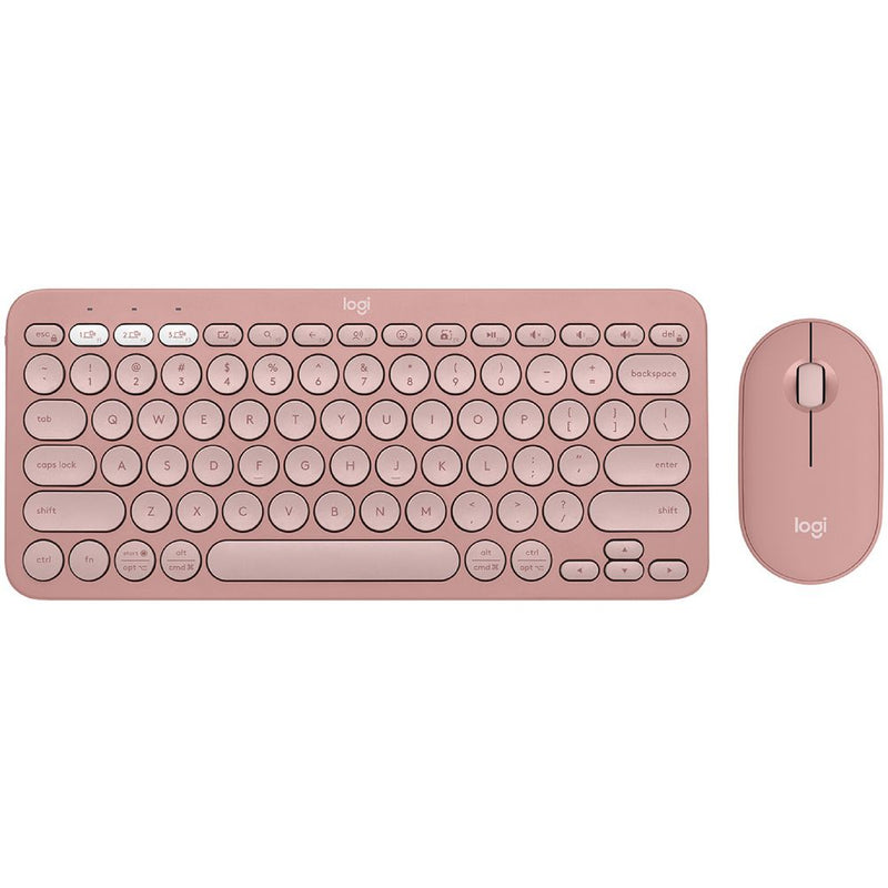 Logitech Pebble 2 Wireless Combo Tonal Rose