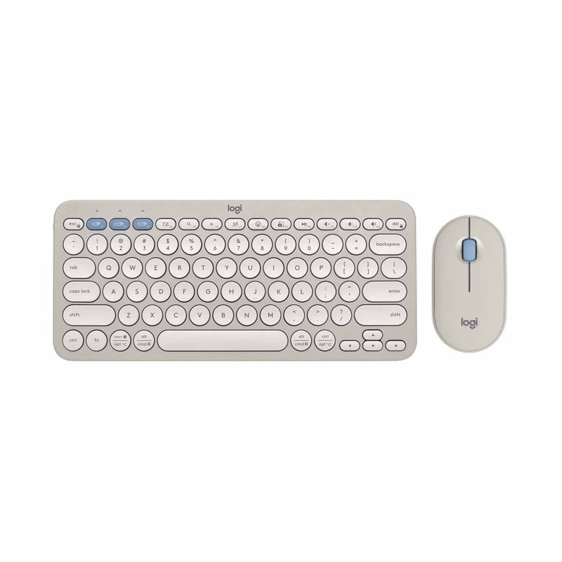 Logitech Pebble 2 Wireless Combo Tonal Sand