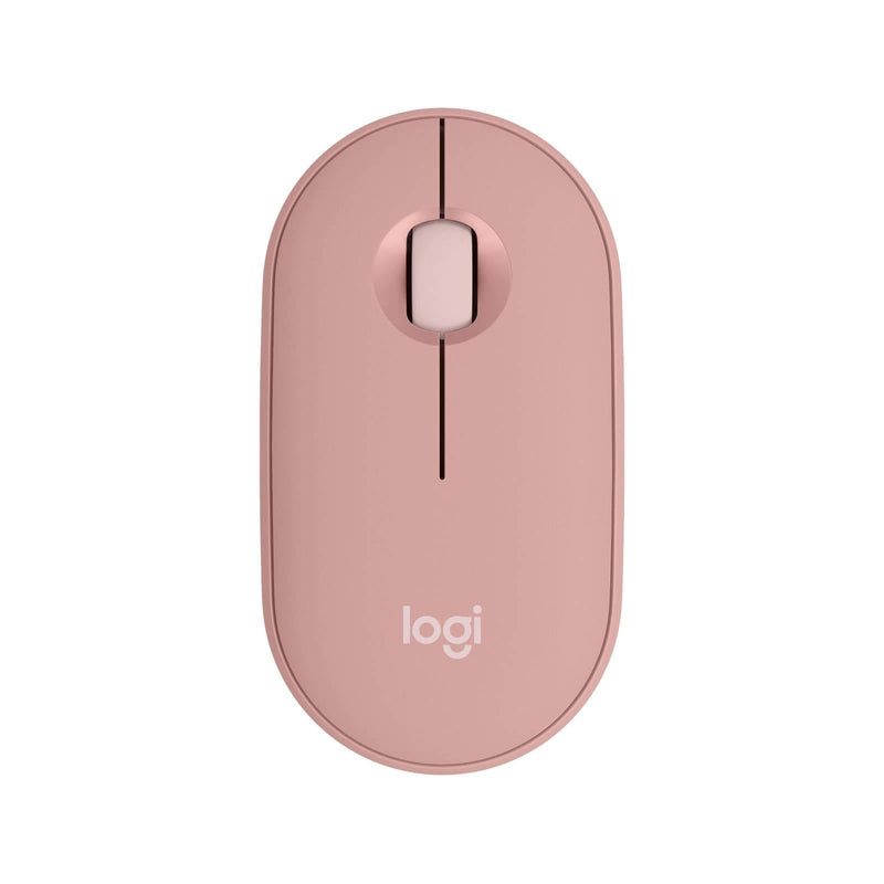 Logitech Pebble Mouse 2 M350s Wireless Mouse Tonal Rose
