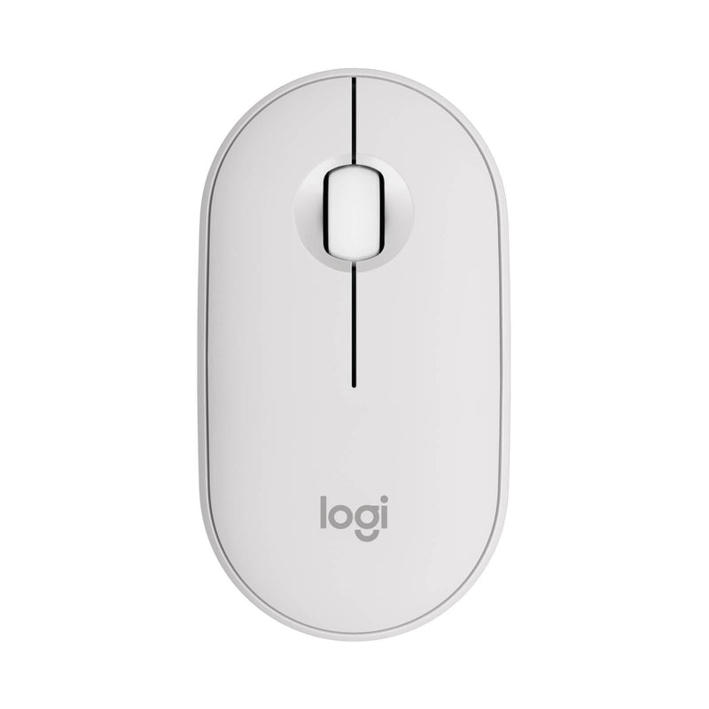 Logitech Pebble Mouse 2 M350s Wireless Mouse Tonal White