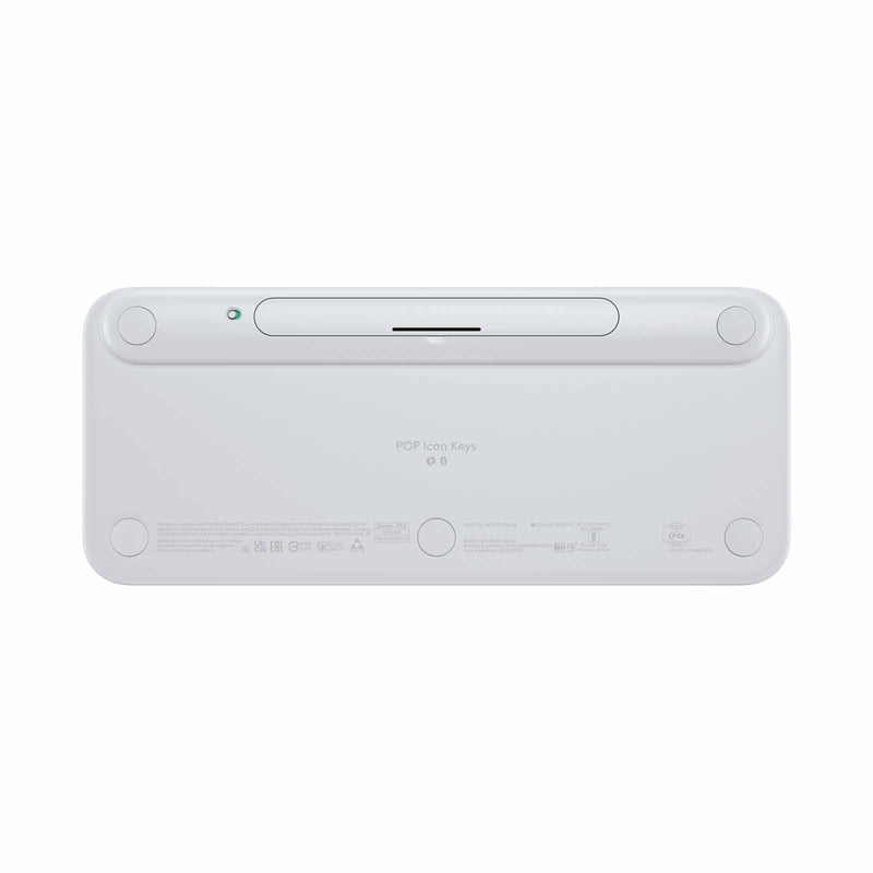 Logitech Pop Icon Keys Wireless Keyboard Off White