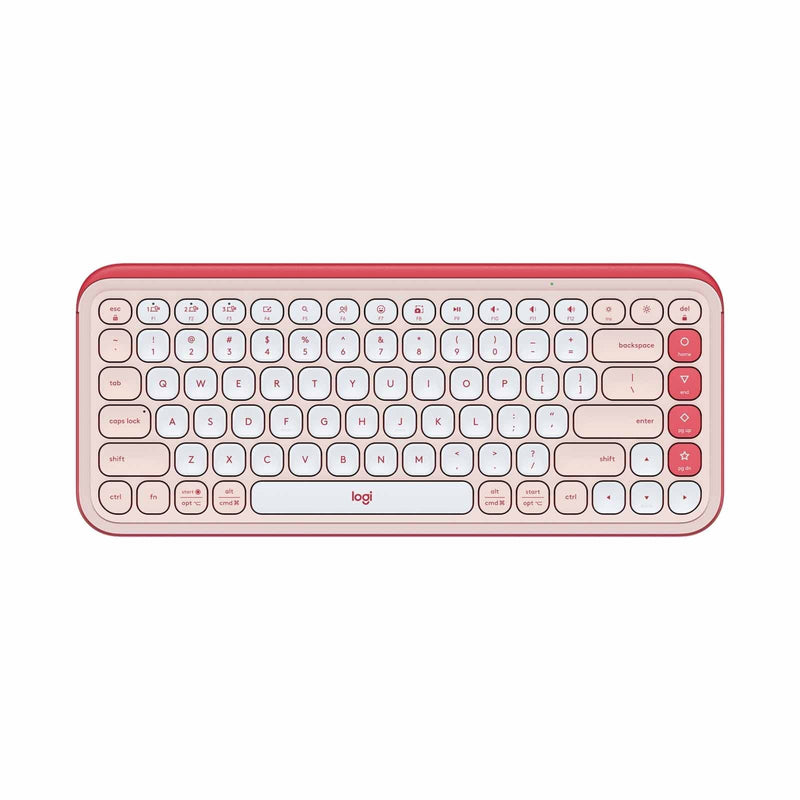 Logitech POP Icon Keys Wireless Keyboard Rose