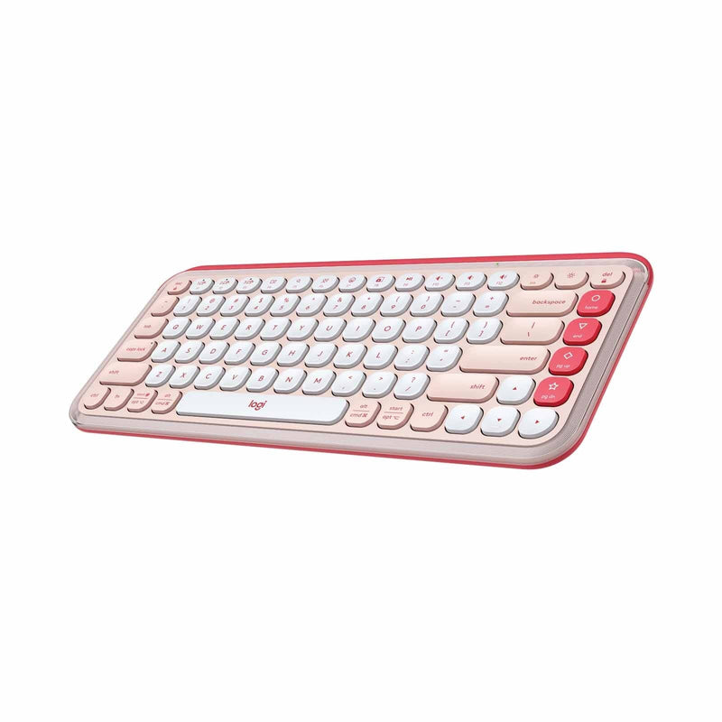 Logitech POP Icon Keys Wireless Keyboard Rose