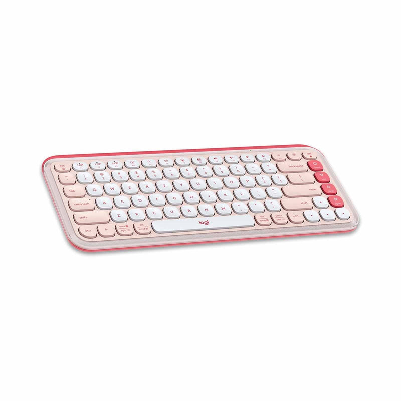 Logitech POP Icon Keys Wireless Keyboard Rose