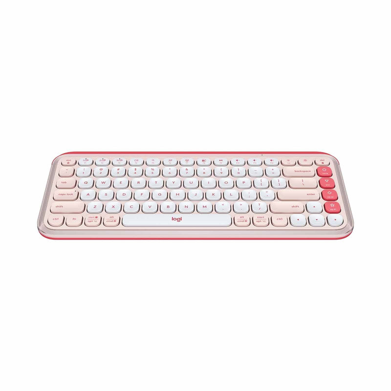 Logitech POP Icon Keys Wireless Keyboard Rose