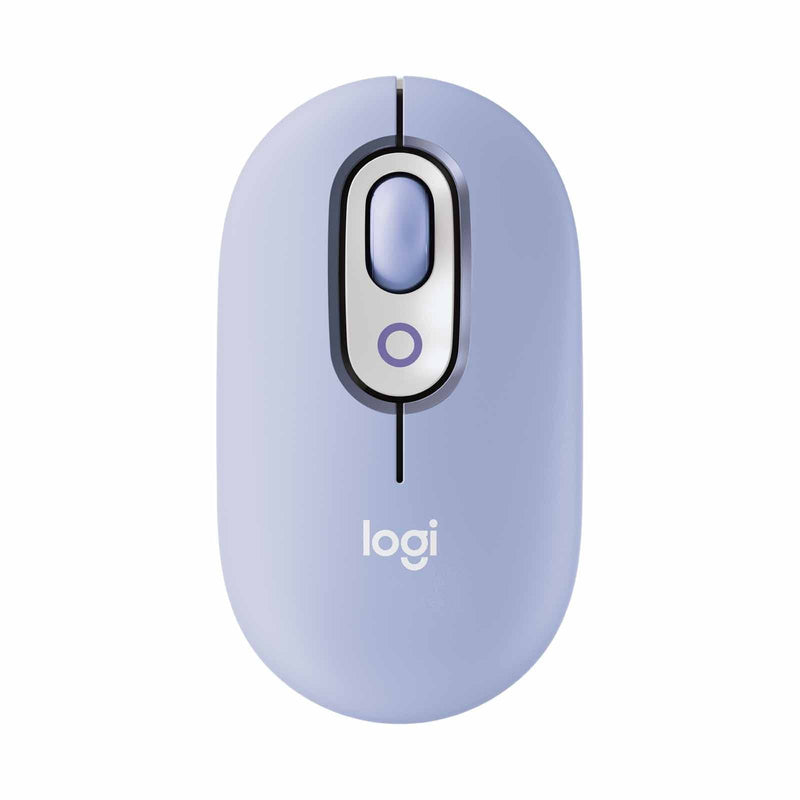 Logitech POP Wireless Mouse with Emoji Lilac