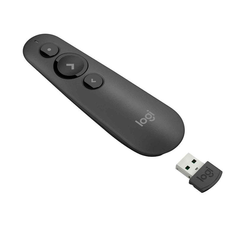 Logitech R500s Red Laser Wireless Presenter Graphite