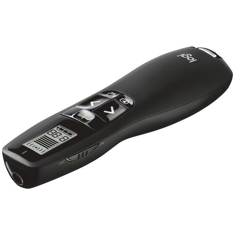 Logitech R800 Green Laser Wireless Presenter with Timer