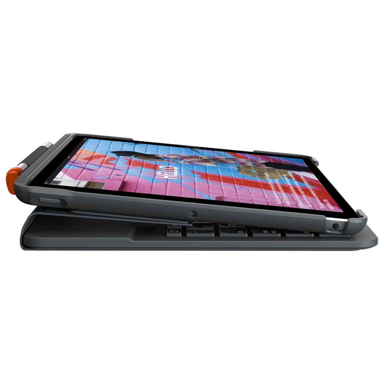 Logitech Slim Folio for iPad 7th 8th 9th Gen Keyboard Case